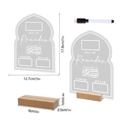 Reusable Acrylic Ramadan Calendar