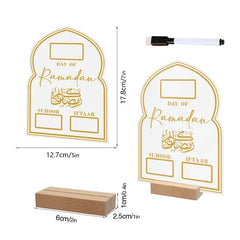 Reusable Acrylic Ramadan Calendar