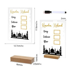 Reusable Acrylic Ramadan Calendar